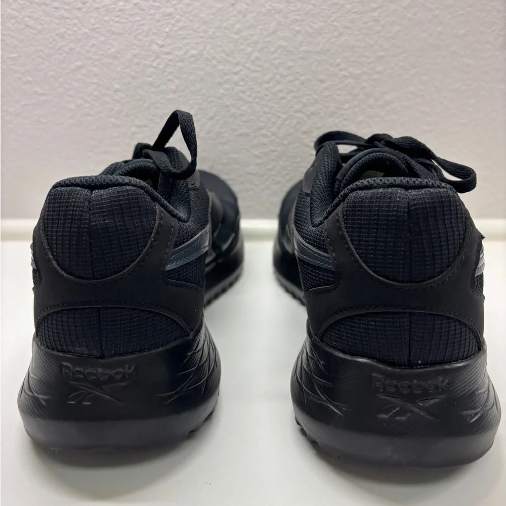 Reebok Energen Lite GY1438 Black Canvas Lace Up Athletic Running Shoes Sz 9.5